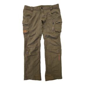 First Lite Obsidian Merino Wool Pants Mens Large Actual 34x29 Brown Dry Earth